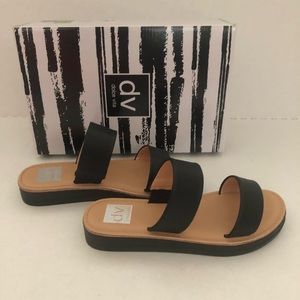 dv dolce vita black sandal size 7